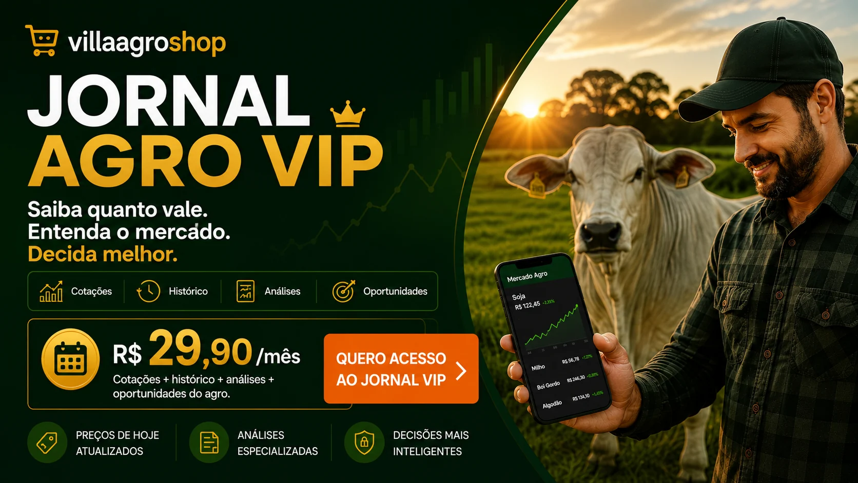 Cotações atualizadas - Jornal do Agro